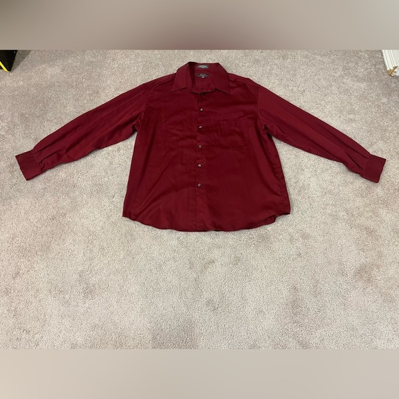 Crazy Horse Button-Up Dress Shirt - Picture 1 of 8